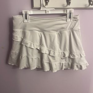 white nike tennis skirt